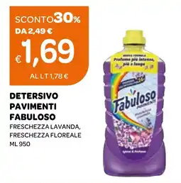 Ekom Detersivo pavimenti FABULOSO offerta