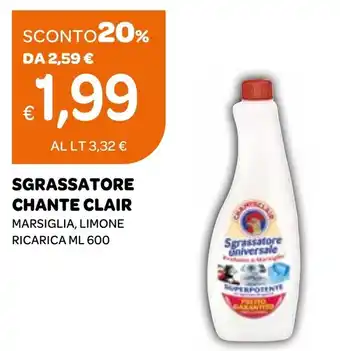 Ekom Sgrassatore CHANTE CLAIR offerta
