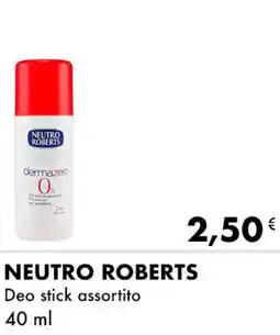 Iper Tosano Neutro roberts deo stick assortito offerta