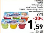 Spazio Conad Fruttolo nestlé 100% naturale, pera-banana-fragola, fragola e banana-mela e pera- pesca e albicocca, offerta