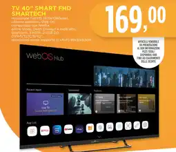Conad TV 40" SMART FHD SMARTECH offerta
