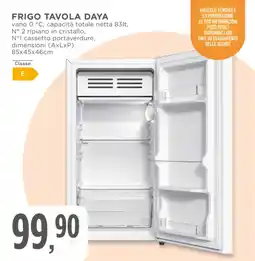 Conad Frigo tavola DAYA offerta