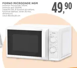 Conad Forno microonde NGM offerta