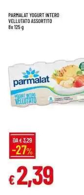 Famila PARMALAT YOGURT INTERO VELLUTATO ASSORTITO offerta