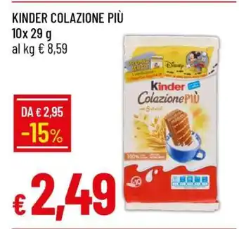 Famila KINDER COLAZIONE PIÙ offerta