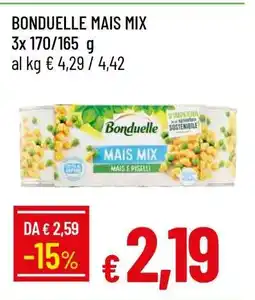 Famila BONDUELLE MAIS MIX offerta