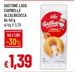 Famila GASTONE LAGO CIAMBELLE ALL'ALBICOCCA offerta