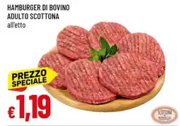 Famila Hamburger di bovino adulto scottona offerta