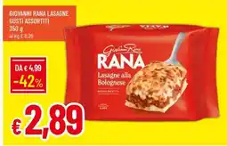 Famila GIOVANNI RANA LASAGNE GUSTI ASSORTITI offerta