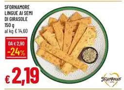 Famila Sfornamore Lingue ai Semi di Girasole offerta