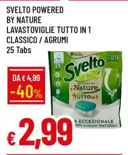 Famila Svelto Powered by Nature Lavastoviglie Tutto in 1 Classico / Agrumi offerta