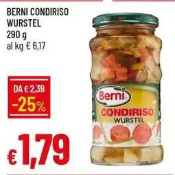 Famila BERNI CONDIRISO WURSTEL offerta