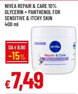 Famila NIVEA REPAIR & CARE 10% GLYCERIN + PANTHENOL offerta