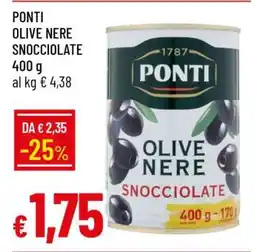 Famila PONTI Olive nere snocciolate offerta