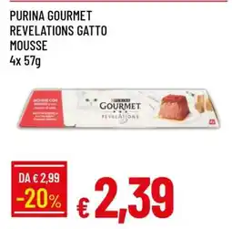 Famila PURINA GOURMET REVELATIONS GATTO MOUSSE offerta