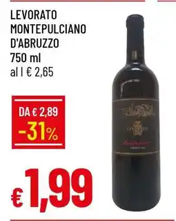 Famila LEVRATO MONTEPULCIANO D'ABRUZZO offerta