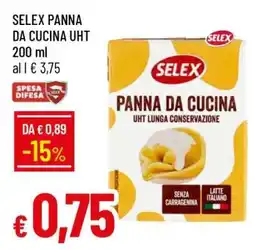 Famila SELEX Panna da Cucina UHT offerta
