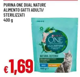 Famila PURINA ONE DUAL NATURE ALIMENTO GATTI ADULTI/STERILIZZATI offerta