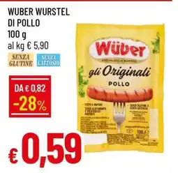 Famila Wuber Wurstel di Pollo offerta