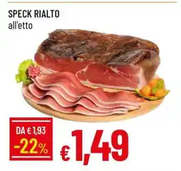 Famila SPECK RIALTO offerta