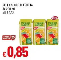 Famila SELEX SUCCO DI FRUTTA offerta