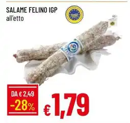 Famila Salame Felino IGP offerta