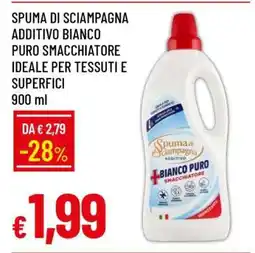 Famila SPUMA DI SCIAMPAGNA ADDITIVO BIANCO PURO SMACCHIATORE offerta