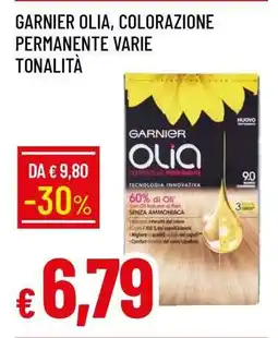 Famila GARNIER OLIA, COLORAZIONE PERMANENTE VARIE TONALITÀ offerta