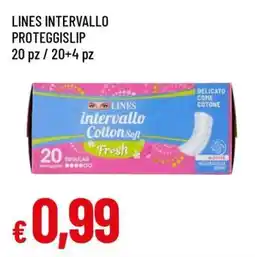Famila LINES INTERVALLO PROTEGGISLIP offerta