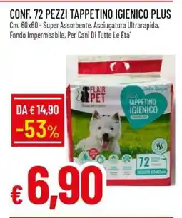 Famila CONF. 72 PEZZI TAPPETINO IGIENICO PLUS offerta