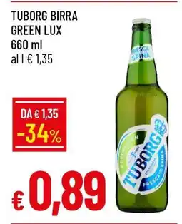 Famila TUBORG BIRRA GREEN LUX offerta