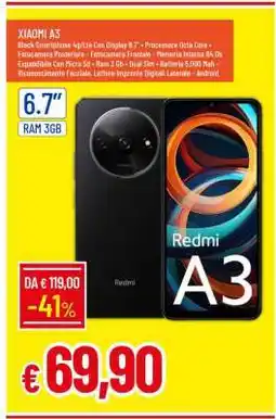 Famila Xiaomi A3 offerta