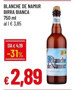 Famila BLANCHE DE NAMUR BIRRA BIANCA offerta