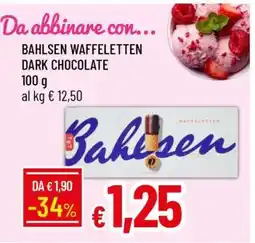 Famila BAHLSEN WAFELETTEN DARK CHOCOLATE offerta