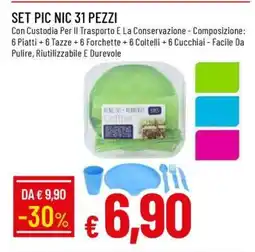 Famila SET PIC NIC 31 PEZZI offerta