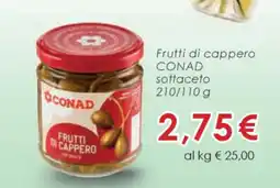 Conad Frutti di cappero CONAD sottaceto offerta