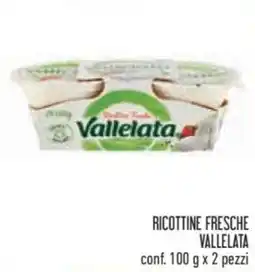 Conad City Ricottine fresche VALLELATA offerta