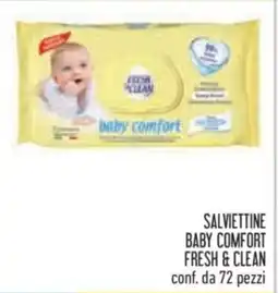 Conad City Salviettine baby comfort FRESH & CLEAN offerta