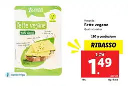 Lidl Vemondo Fette vegane offerta