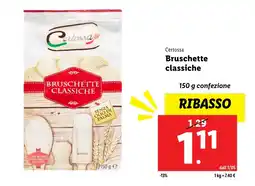 Lidl Certossa Bruschette classiche offerta