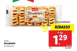 Lidl Sondey Strudelini offerta
