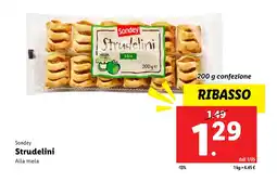 Lidl Sondey Strudelini offerta