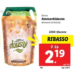 Lidl Doussy Ammorbidente offerta