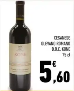 Conad Cesanese olevano romano d.o.c. KONE offerta