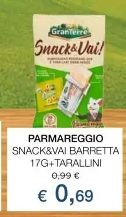 Coop Radenza Parmareggio snack&vai barretta offerta