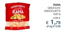 Coop Radenza Rana gnocchi/ gnocchetti offerta