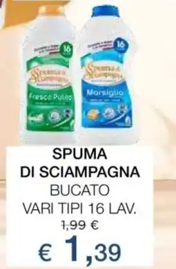 Coop Radenza Spuma di sciampagna bucato offerta