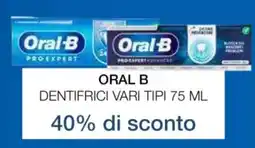 Coop Radenza Oral b dentifrici vari tipi offerta