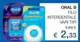 Coop Radenza Oral b filo interdentale vari tipi offerta