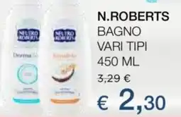 N. roberts bagno vari tipi